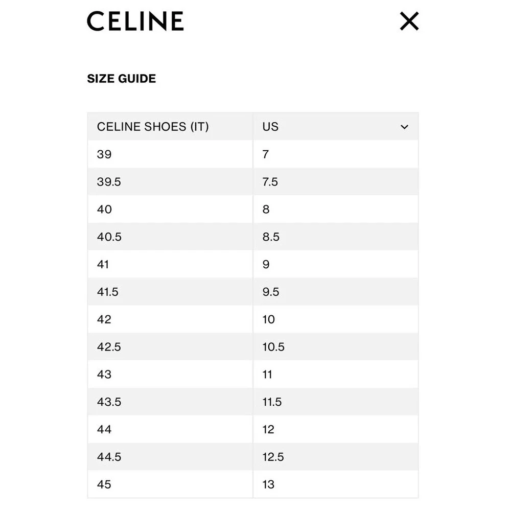 Celine Trainer Calfskin CT-07 Low Top Sneaker White/Black Authentic Men's 39